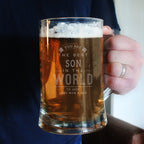 Personalised Best in The World Pint Stern Tankard | Inspired Creative Gifts | UK Supplier