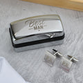 Personalised Best Man Wedding Cufflinks and Box Set | Inspired Creative Gifts | UK Supplier