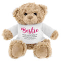 Personalised Bestie Teddy Bear | Inspired Creative Gifts | UK Supplier