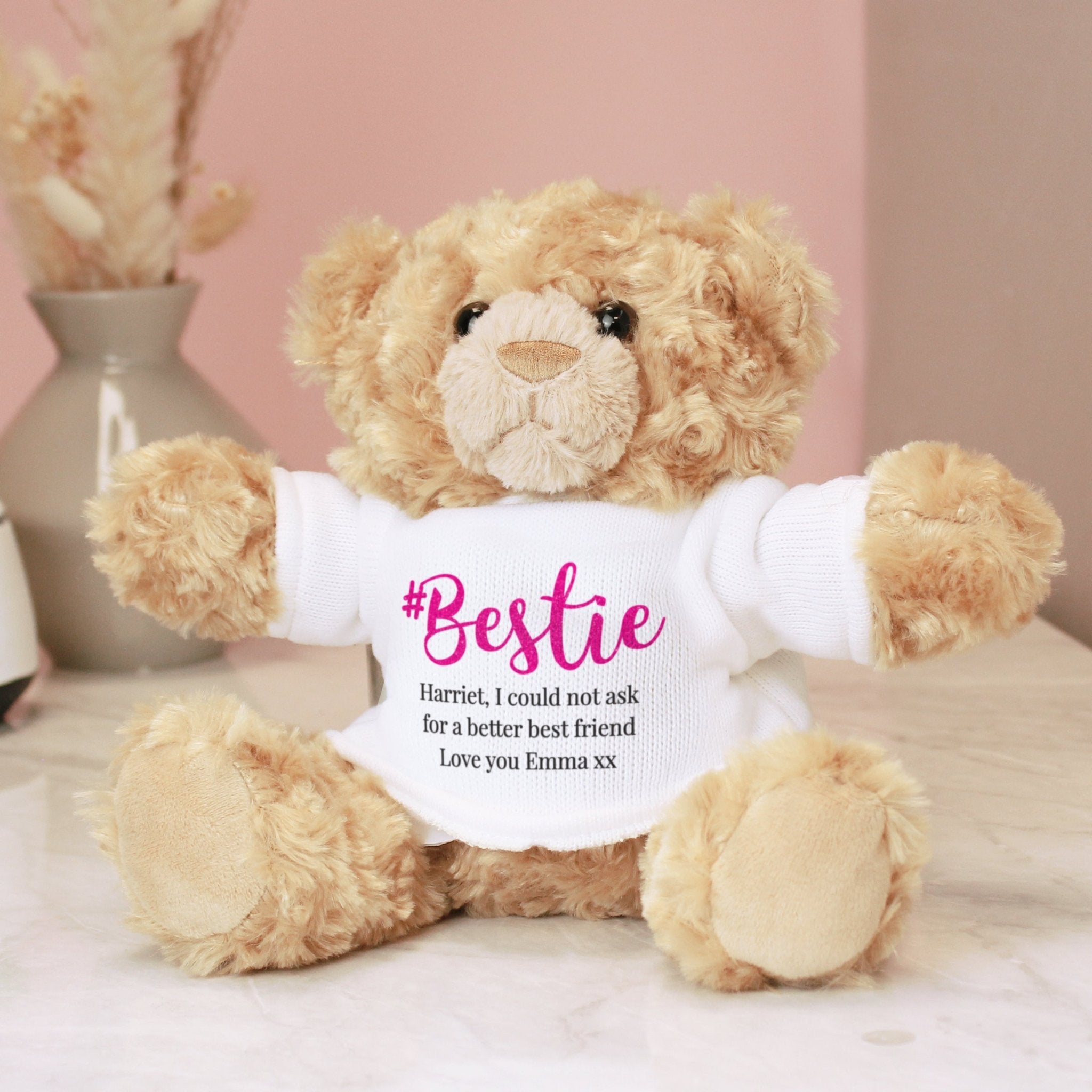 Personalised Bestie Teddy Bear | Inspired Creative Gifts | UK Supplier