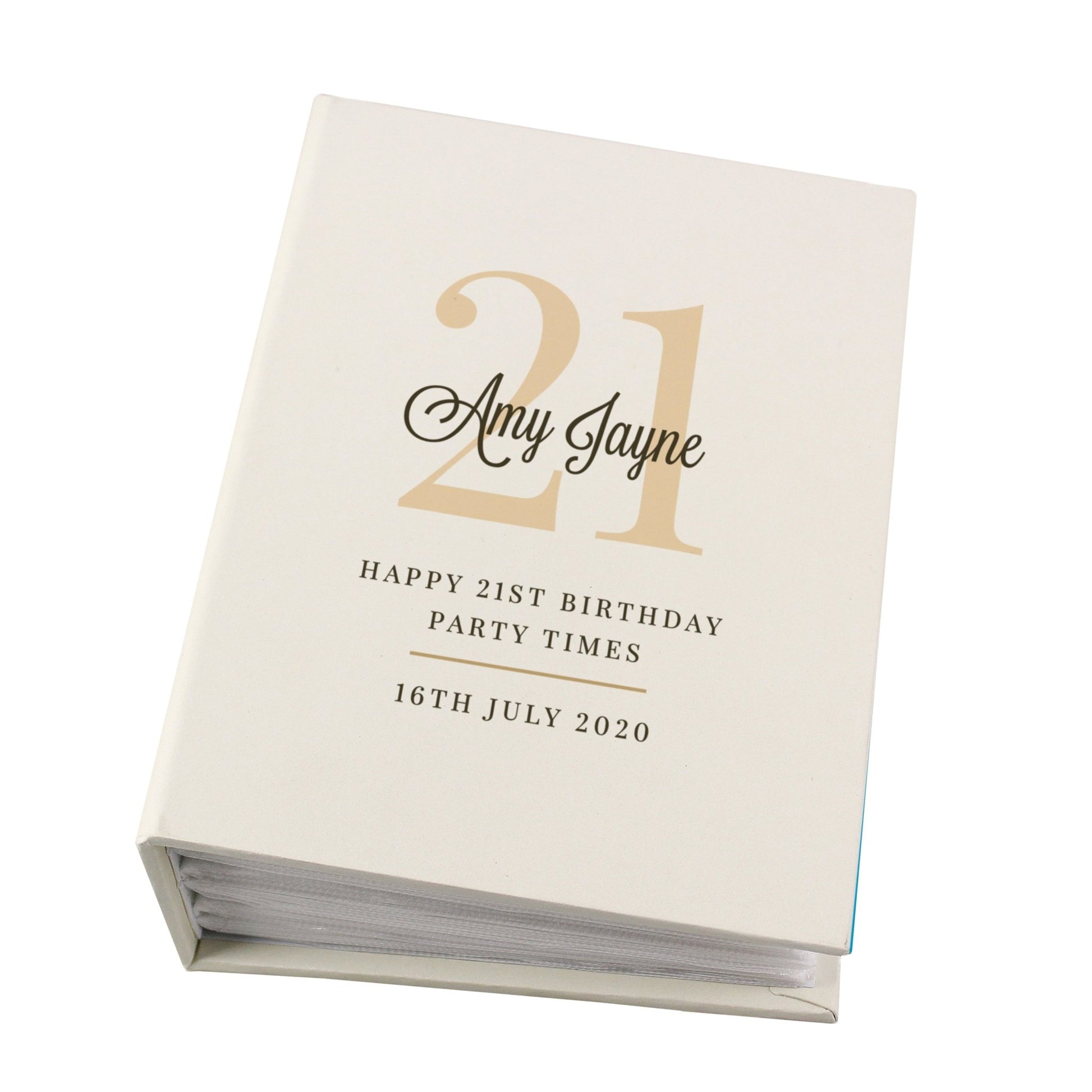 Personalised Big Birthday 6x4 Photo Album with Sleeves | Inspired Creative Gifts | UK Supplier