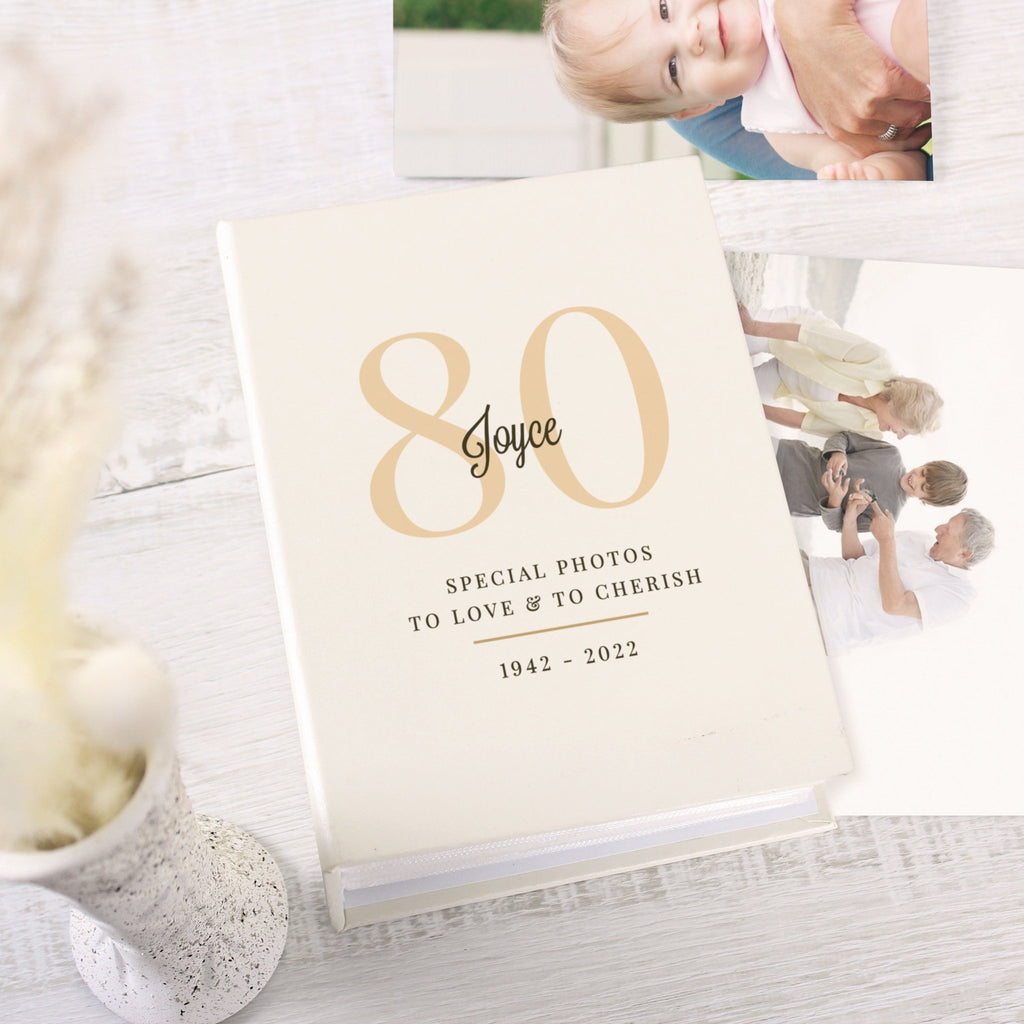 Personalised Big Birthday 6x4 Photo Album with Sleeves | Inspired Creative Gifts | UK Supplier
