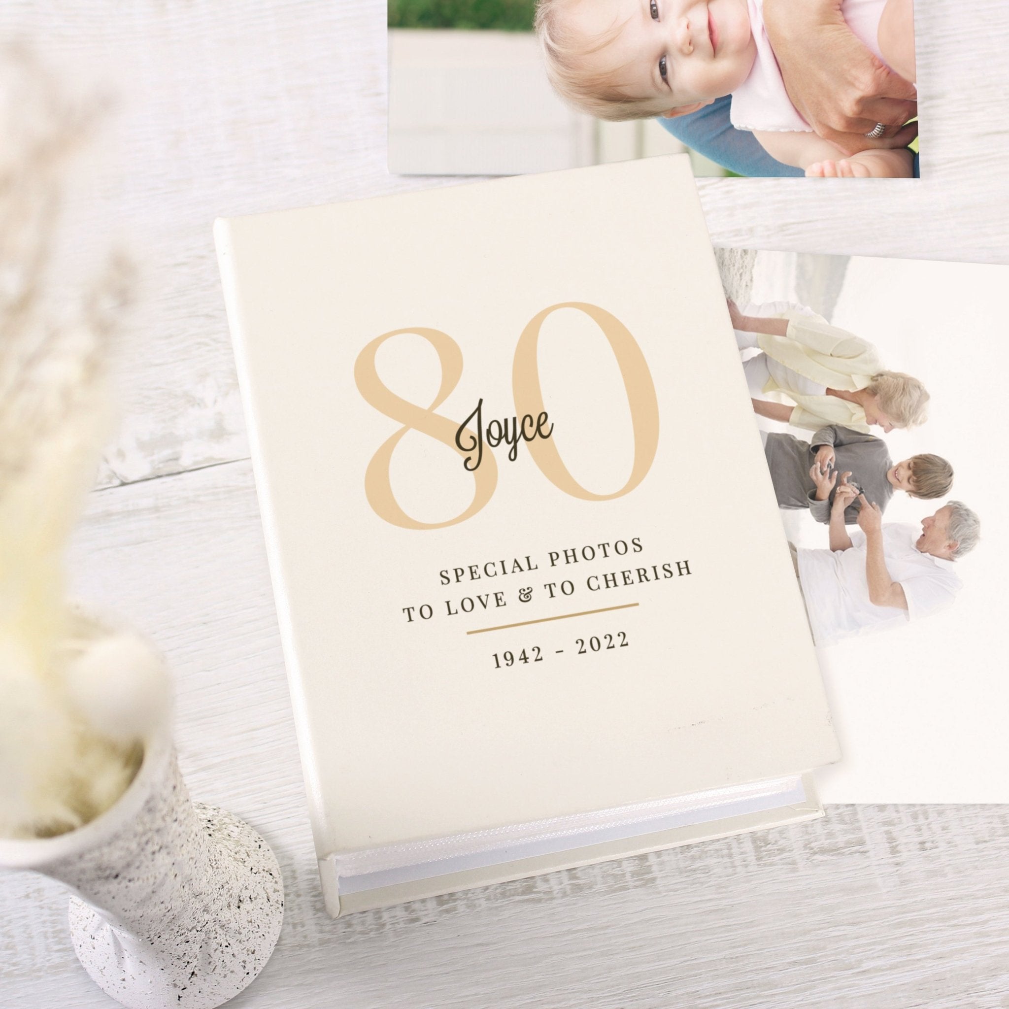 Personalised Big Birthday 6x4 Photo Album with Sleeves | Inspired Creative Gifts | UK Supplier
