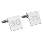 Personalised Birthday Big Age Cufflinks | Inspired Creative Gifts | UK Supplier