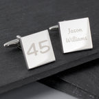 Personalised Birthday Big Age Cufflinks | Inspired Creative Gifts | UK Supplier