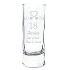 Personalised Birthday Craft Shot Glass Engraved | Inspired Creative Gifts | UK Supplier