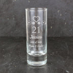 Personalised Birthday Craft Shot Glass Engraved | Inspired Creative Gifts | UK Supplier