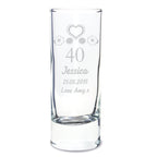 Personalised Birthday Craft Shot Glass Engraved | Inspired Creative Gifts | UK Supplier