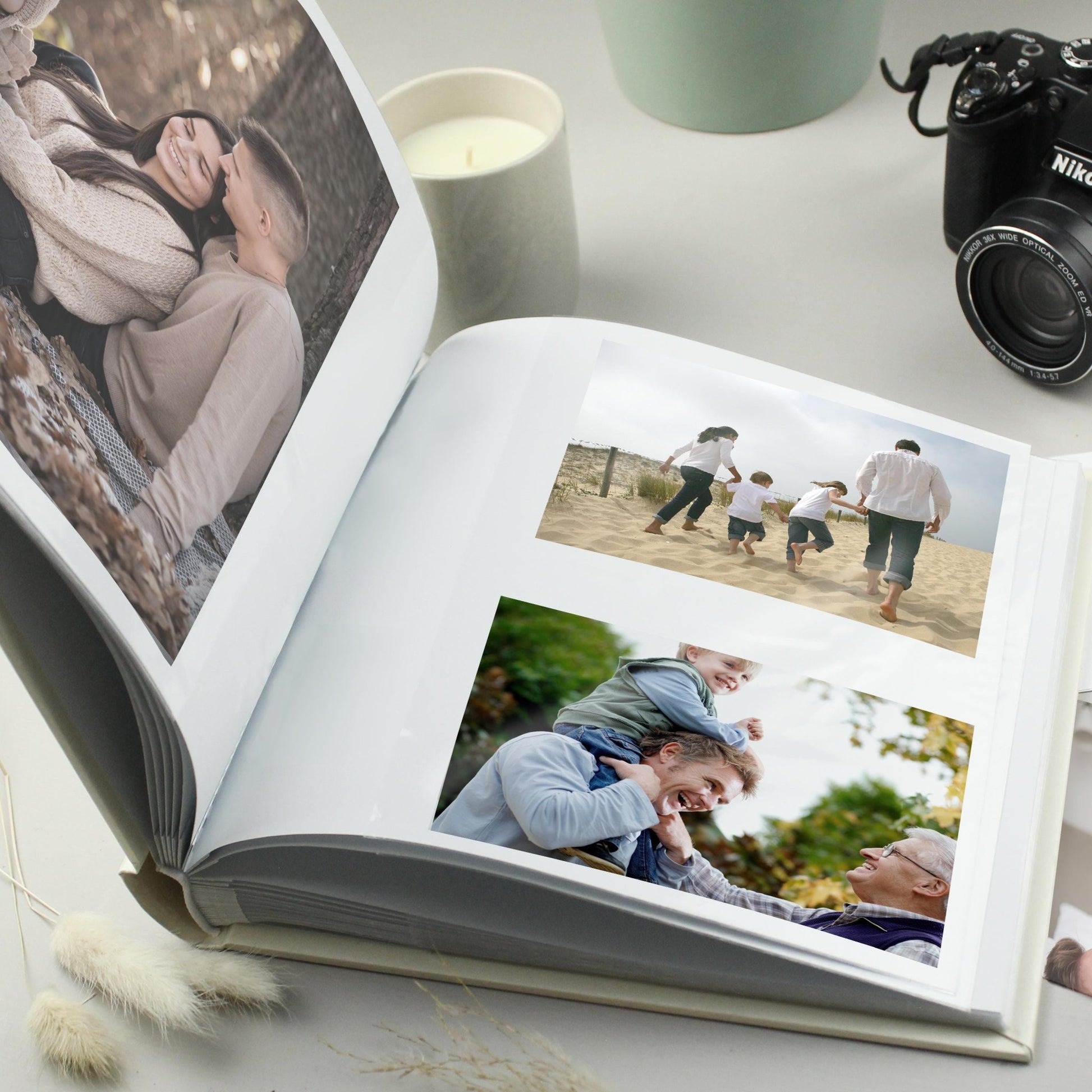 Personalised Birthday Square Photo Album | Big Age 16th, 18th, 21st, 30th, 40th, 50th, 60th, 70th Birthday | Inspired Creative Gifts | UK Supplier