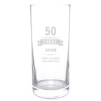 Personalised Birthday Star Hi Ball Glass | Inspired Creative Gifts | UK Supplier