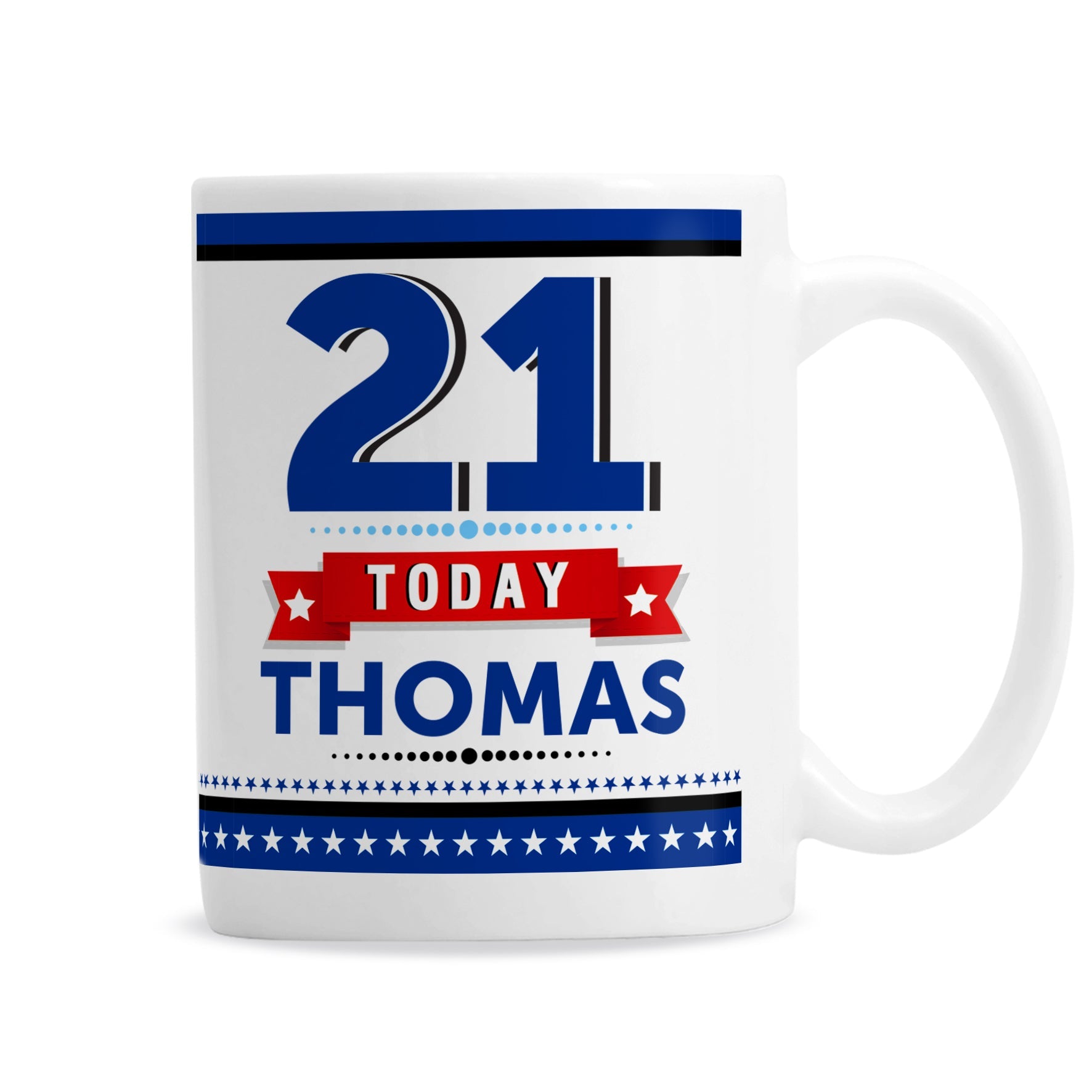 Personalised Birthday Star Mug | Inspired Creative Gifts | UK Supplier