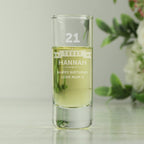 Personalised Birthday Star Shot Glass | Inspired Creative Gifts | UK Supplier