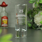 Personalised Birthday Star Shot Glass | Inspired Creative Gifts | UK Supplier