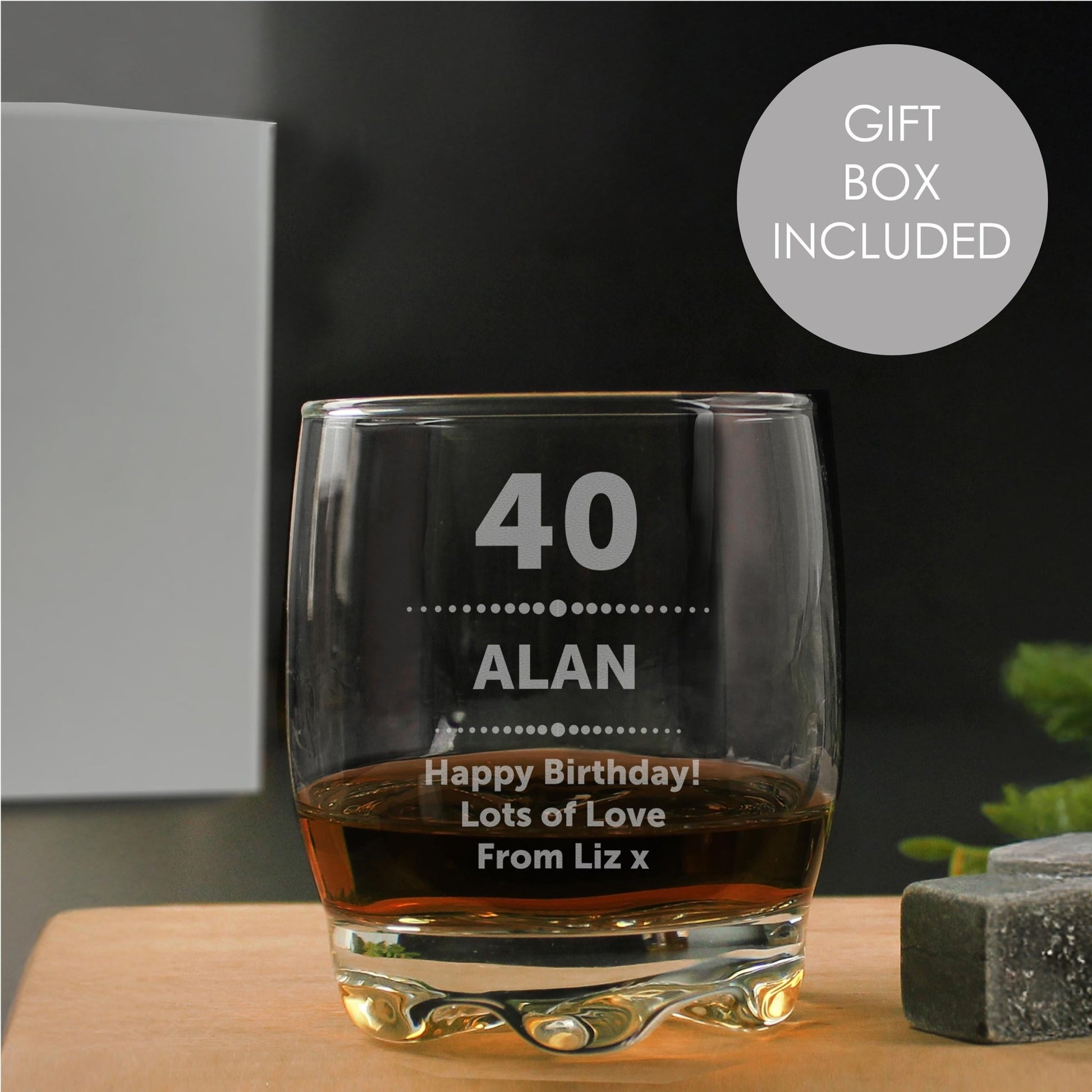 Personalised Birthday Star Tumbler | Big Age 30 40 50 60 70 | Gift for Him | Fathers Day | Inspired Creative Gifts | UK Supplier