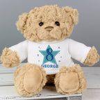 Personalised Blue Big Age Teddy Bear | Inspired Creative Gifts | UK Supplier