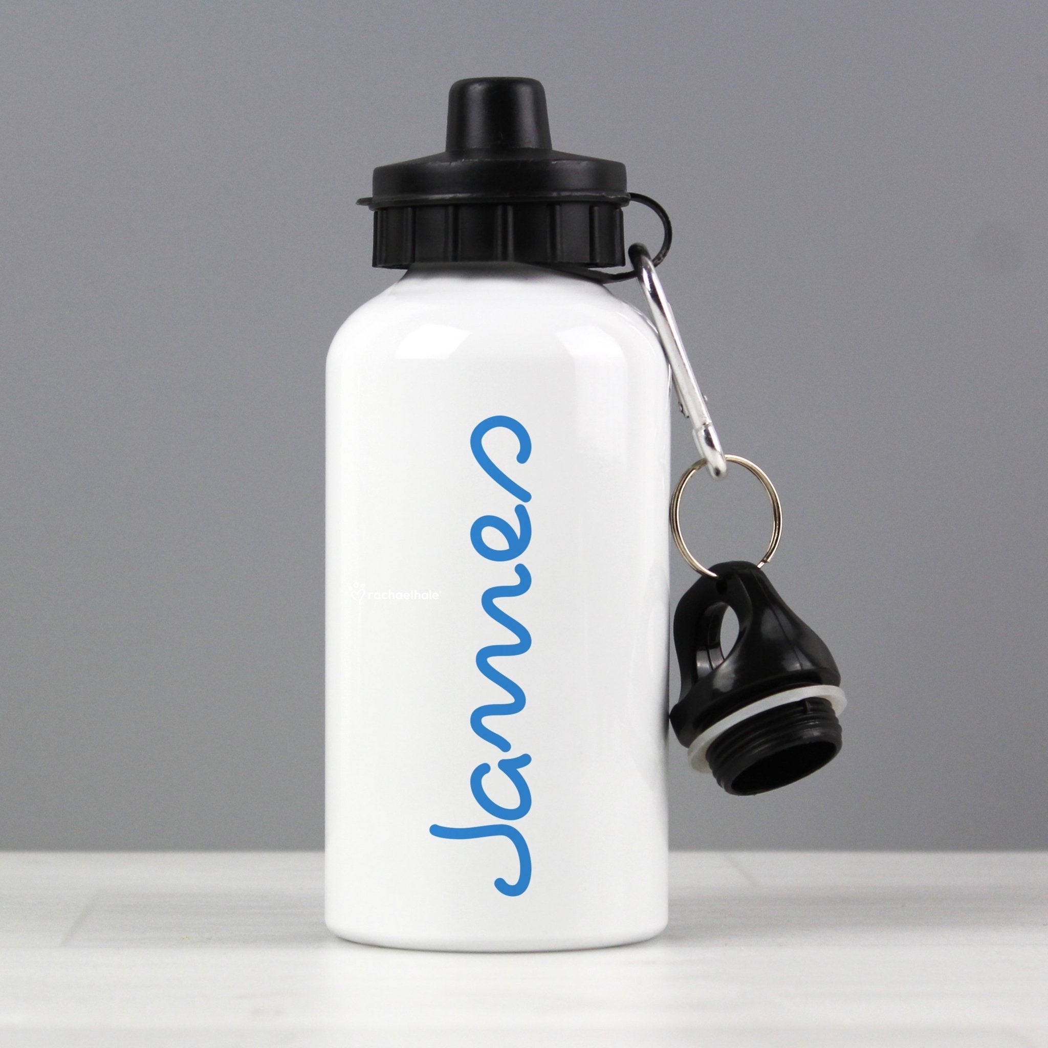 Personalised Blue Name Drinks Bottle | Inspired Creative Gifts | UK Supplier