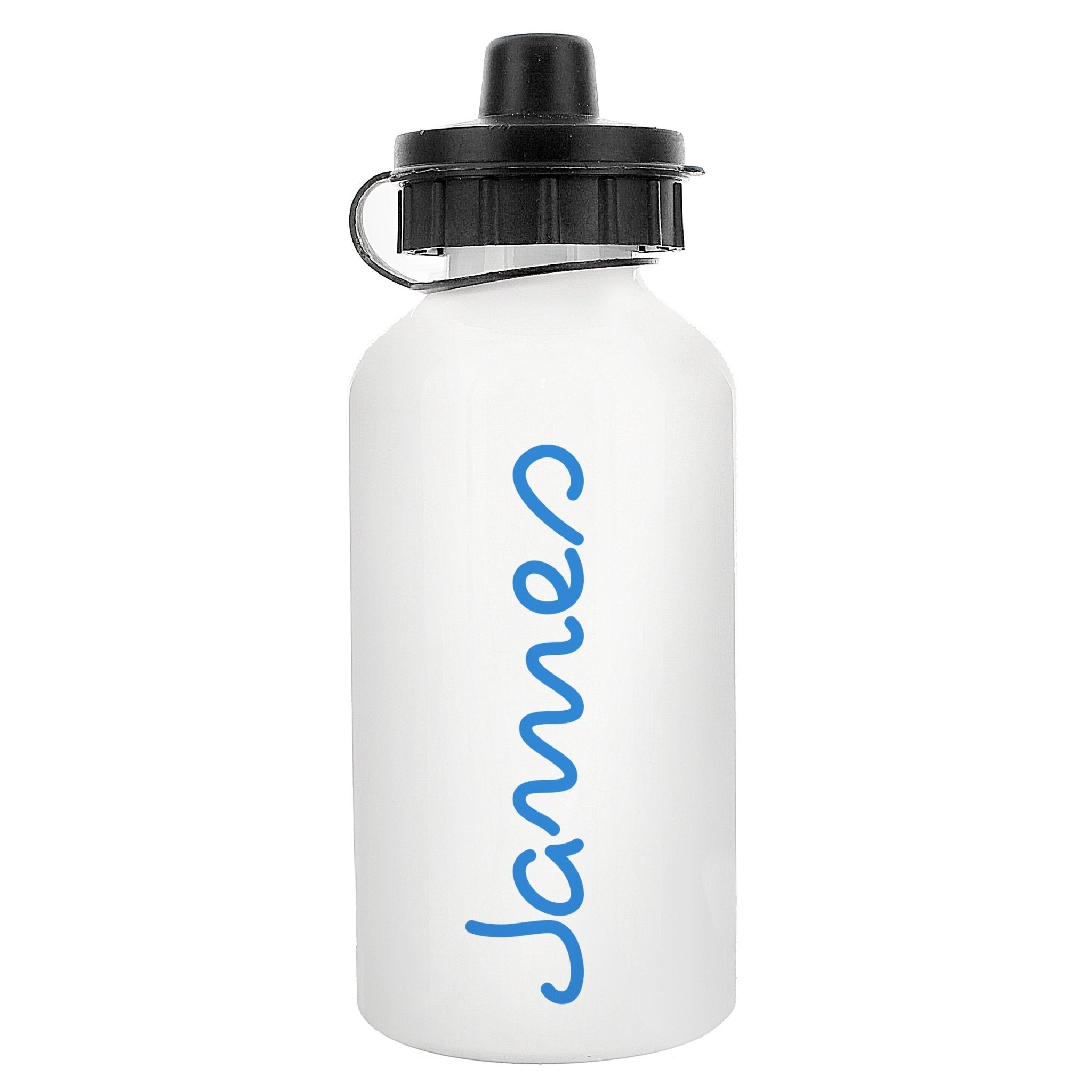 Personalised Blue Name Drinks Bottle | Inspired Creative Gifts | UK Supplier