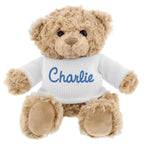 Personalised Blue Name Only Teddy Bear | Inspired Creative Gifts | UK Supplier