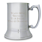Personalised Bold Message Stainless Steel Tankard | Inspired Creative Gifts | UK Supplier