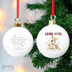Personalised Boofle My 1st Christmas Bauble | Inspired Creative Gifts | UK Supplier