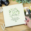 Personalised Botanical Anniversary Photo Album | Inspired Creative Gifts | UK Supplier