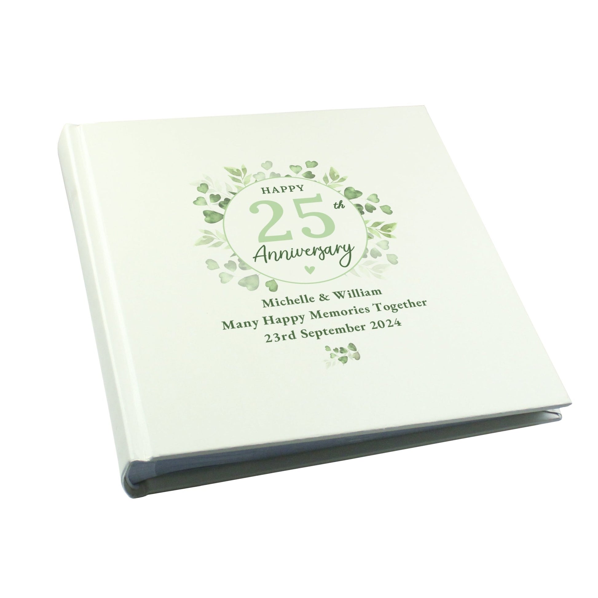 Personalised Botanical Anniversary Photo Album | Inspired Creative Gifts | UK Supplier