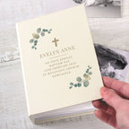 Personalised Botanical Cross 6x4 Photo Album with Sleeves | Inspired Creative Gifts | UK Supplier
