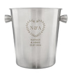 Personalised Botanical Stainless Steel Ice Bucket | Inspired Creative Gifts | UK Supplier