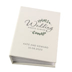 Personalised Botanical Wedding 6x4 Photo Album with Sleeves | Inspired Creative Gifts | UK Supplier