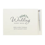 Personalised Botanical Wedding Guest Book & Pen | Inspired Creative Gifts | UK Supplier