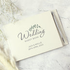 Personalised Botanical Wedding Guest Book & Pen | Inspired Creative Gifts | UK Supplier