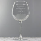 Personalised Bottle of Wine Glass | Inspired Creative Gifts | UK Supplier