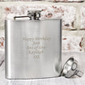 Personalised Boxed Stainless Steel Hip Flask | Inspired Creative Gifts | UK Supplier