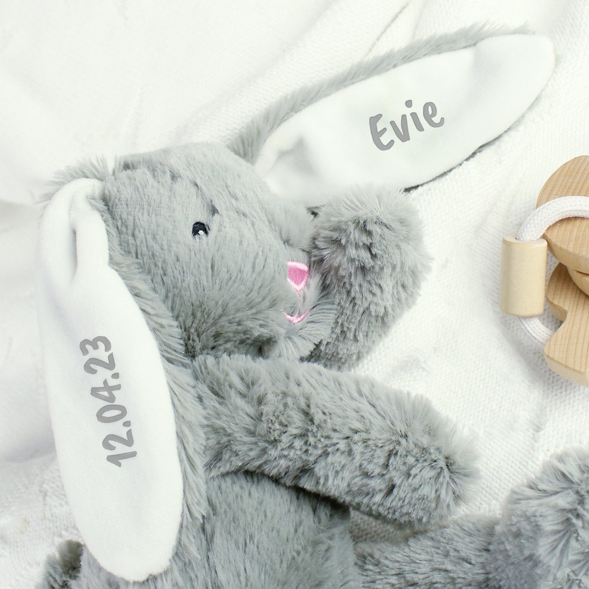Personalised Bunny Rabbit Soft Toy | Inspired Creative Gifts | UK Supplier
