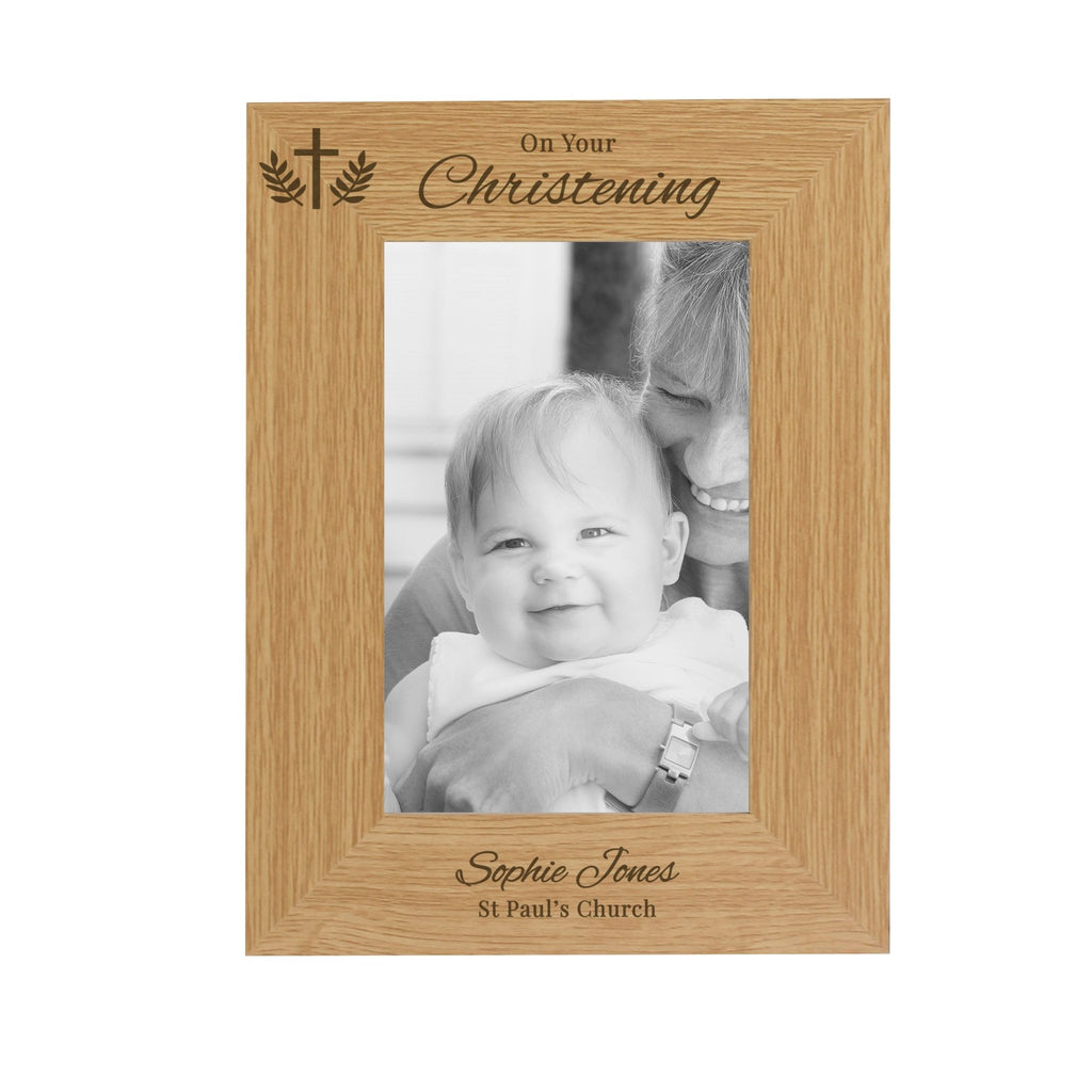 Personalised Christening 6x4 Photo Frame | Inspired Creative Gifts | UK Supplier