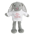 Personalised Christmas Bunny Rabbit - Red | Inspired Creative Gifts | UK Supplier