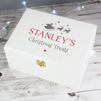 Personalised Christmas Eve White Wooden Box | Inspired Creative Gifts | UK Supplier