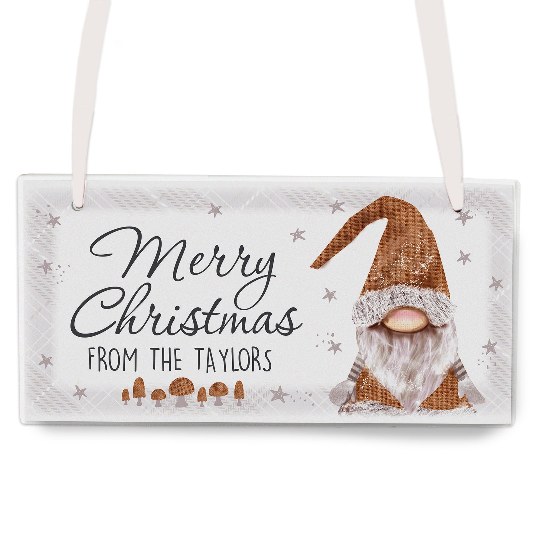Personalised Christmas Gonk Wooden Sign | Inspired Creative Gifts | UK Supplier