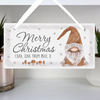 Personalised Christmas Gonk Wooden Sign | Inspired Creative Gifts | UK Supplier