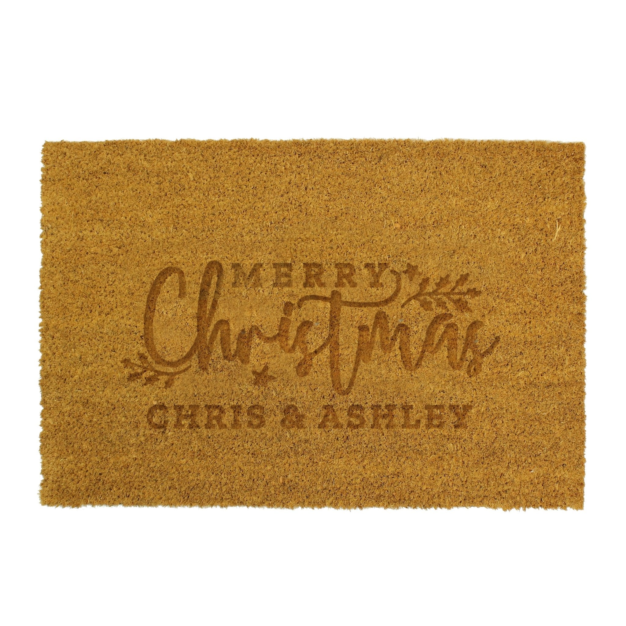 Personalised Christmas Rectangle Indoor Doormat | Inspired Creative Gifts | UK Supplier