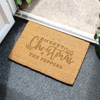 Personalised Christmas Rectangle Indoor Doormat | Inspired Creative Gifts | UK Supplier