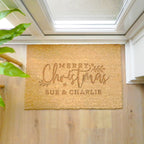 Personalised Christmas Rectangle Indoor Doormat | Inspired Creative Gifts | UK Supplier