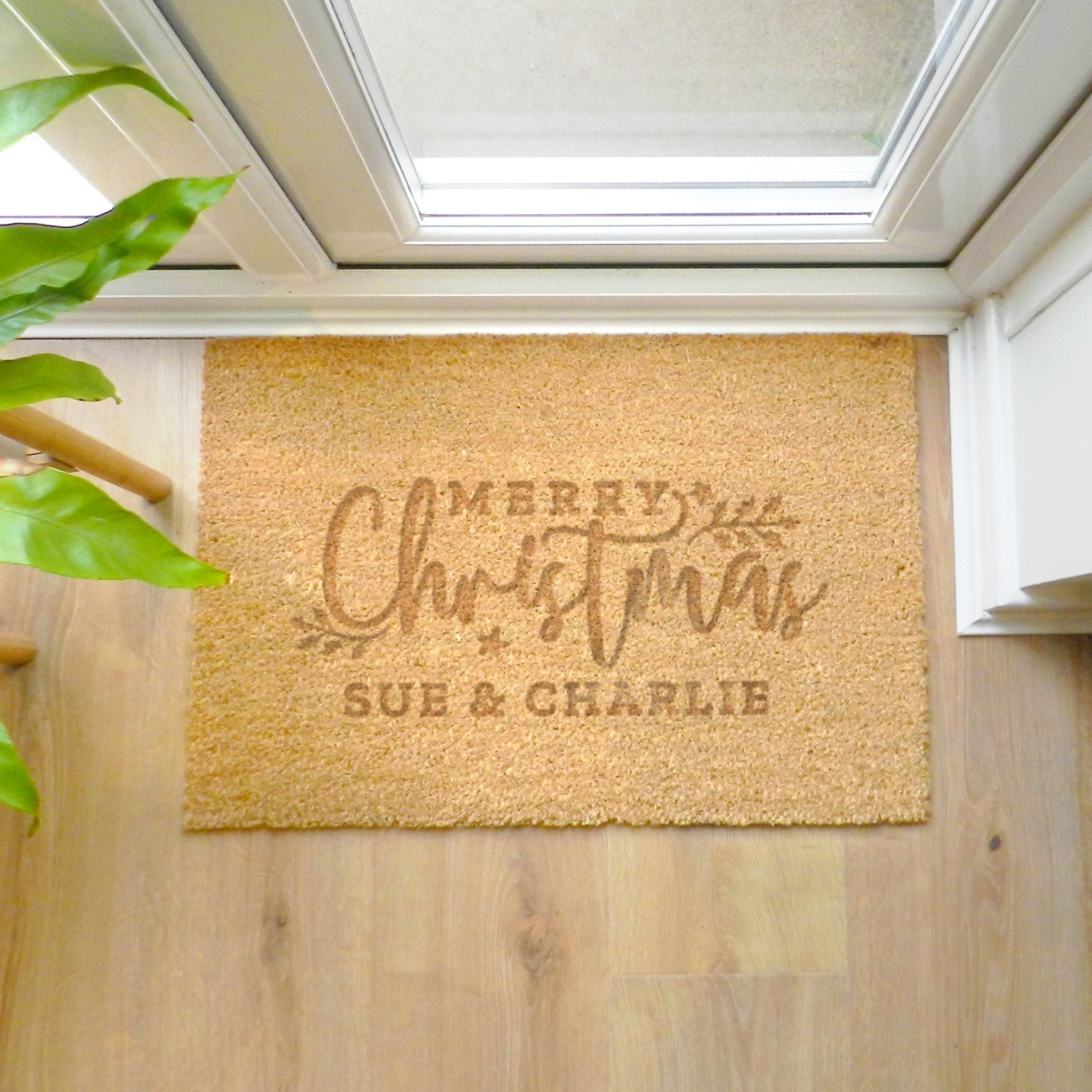 Personalised Christmas Rectangle Indoor Doormat | Inspired Creative Gifts | UK Supplier