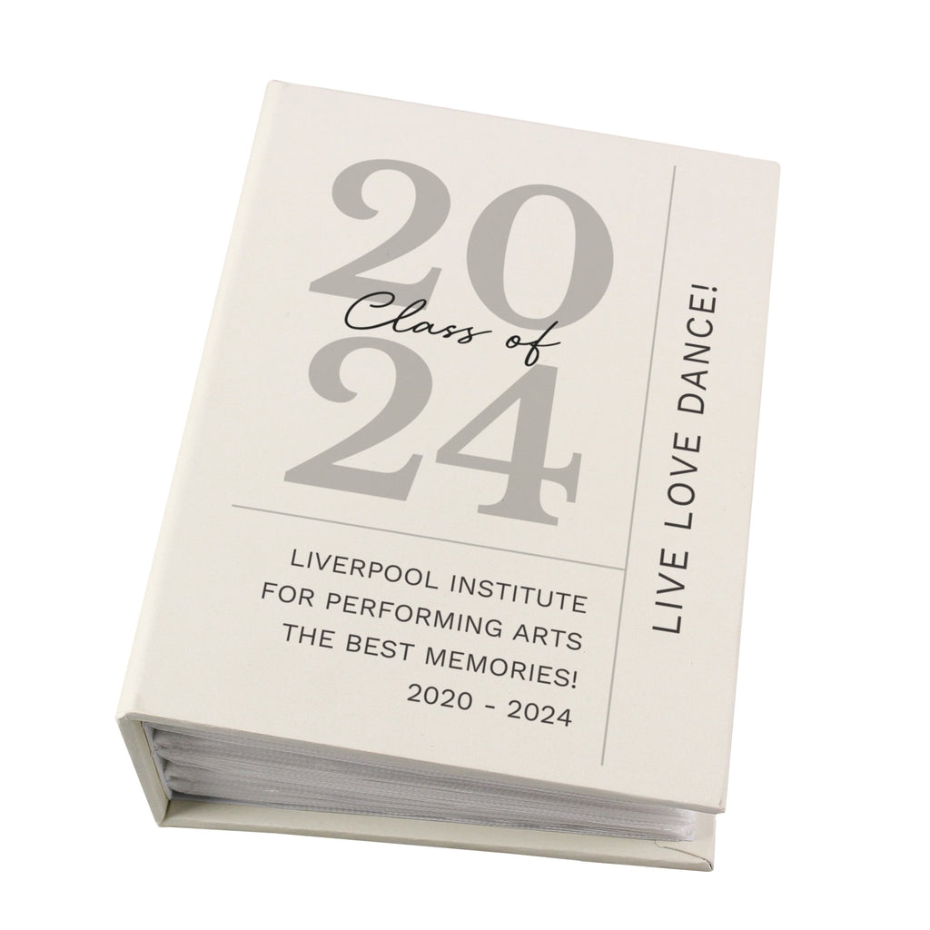 Personalised Class of Graduation 6x4 Photo Album with Sleeves | Inspired Creative Gifts | UK Supplier