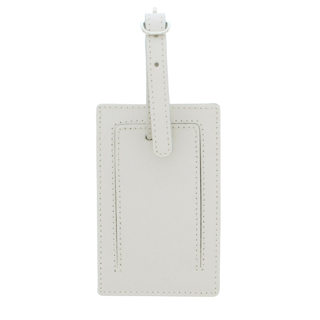 Personalised Classic Cream Luggage Tag | Inspired Creative Gifts | UK Supplier