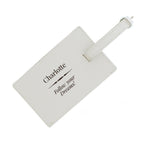 Personalised Classic Cream Luggage Tag | Inspired Creative Gifts | UK Supplier