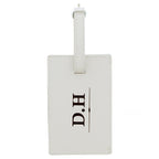 Personalised Classic Initials Cream Luggage Tag | Inspired Creative Gifts | UK Supplier