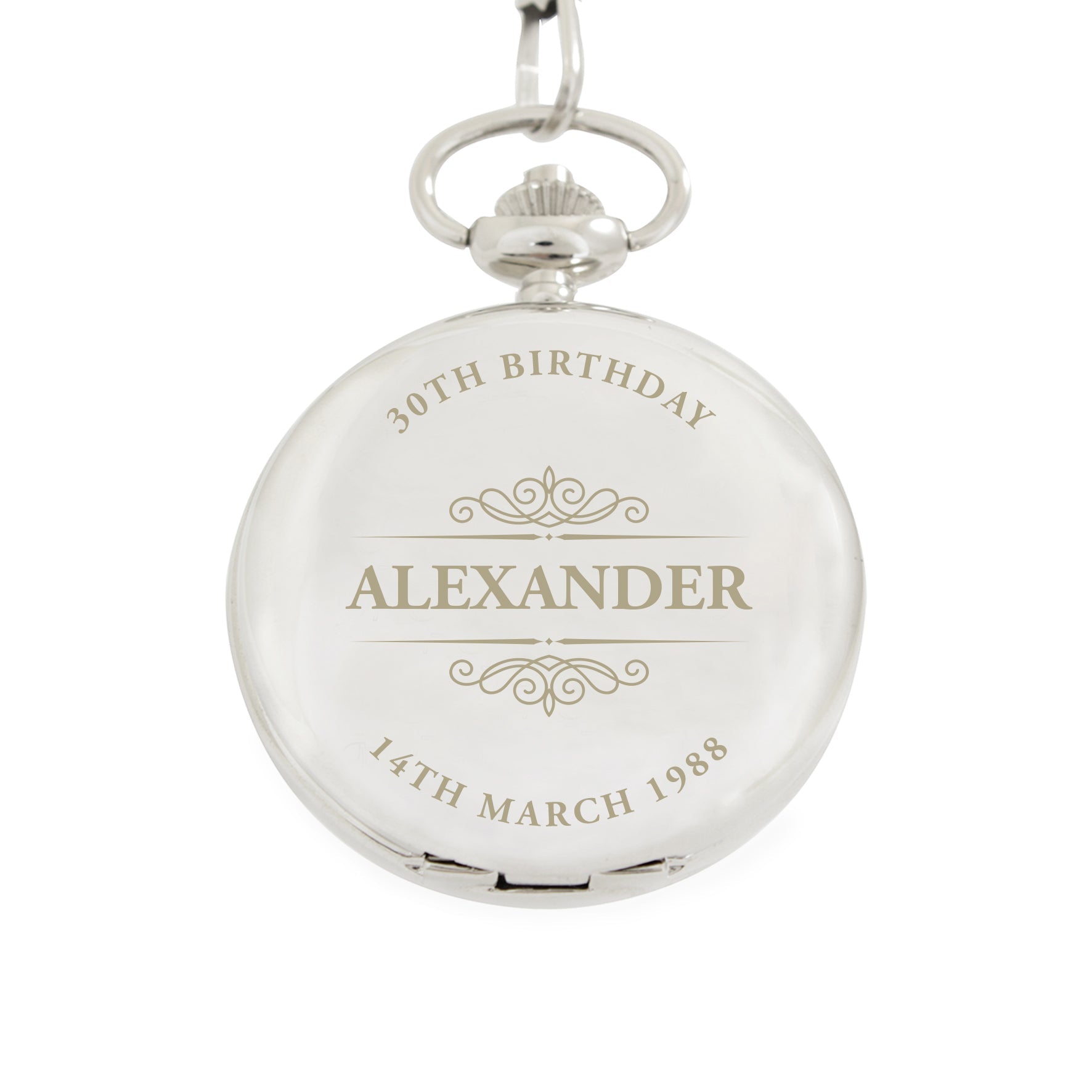 Personalised Classic Pocket Fob Watch | Inspired Creative Gifts | UK Supplier