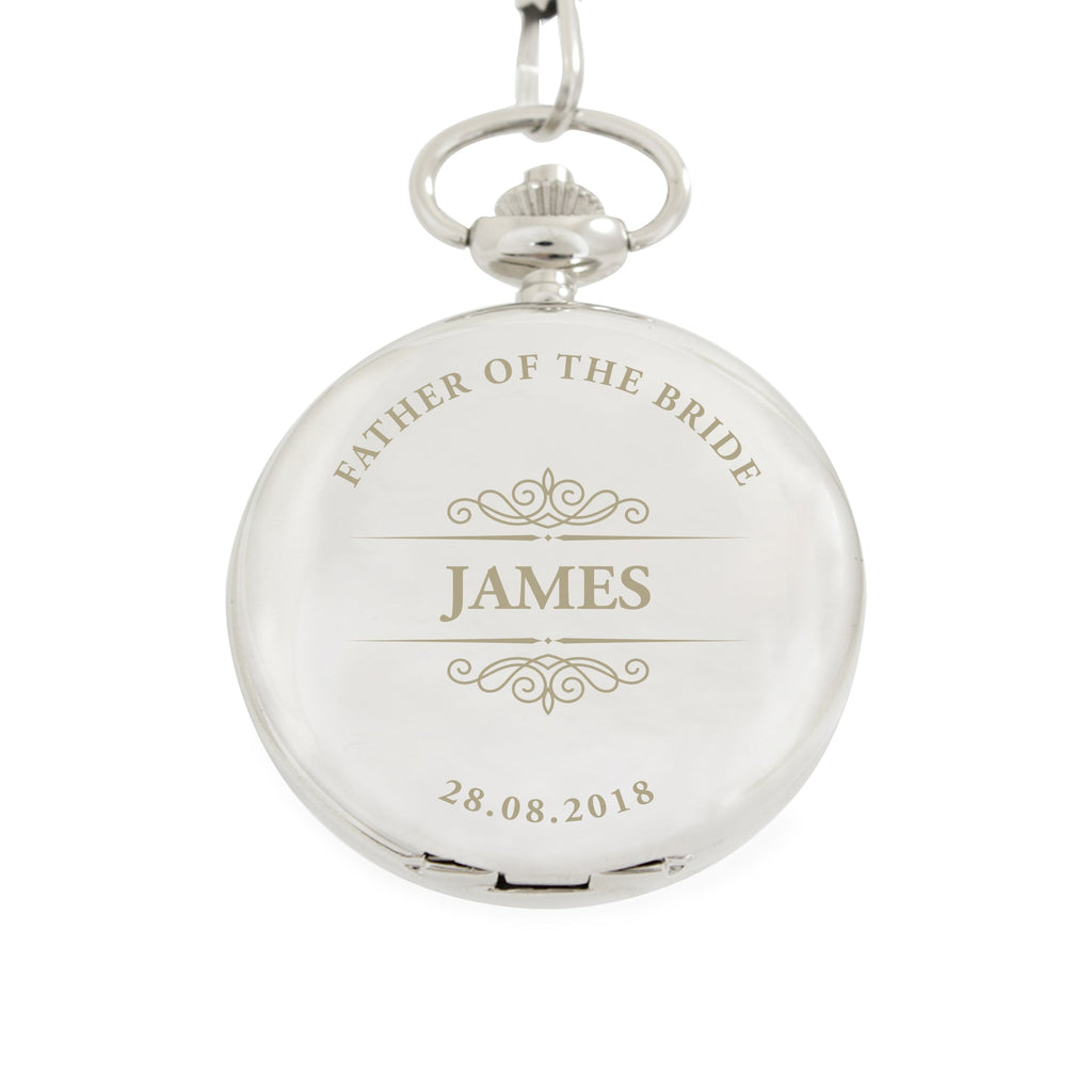 Personalised Classic Pocket Fob Watch | Inspired Creative Gifts | UK Supplier