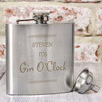 Personalised Classic Stainless Steel Hip Flask | Inspired Creative Gifts | UK Supplier